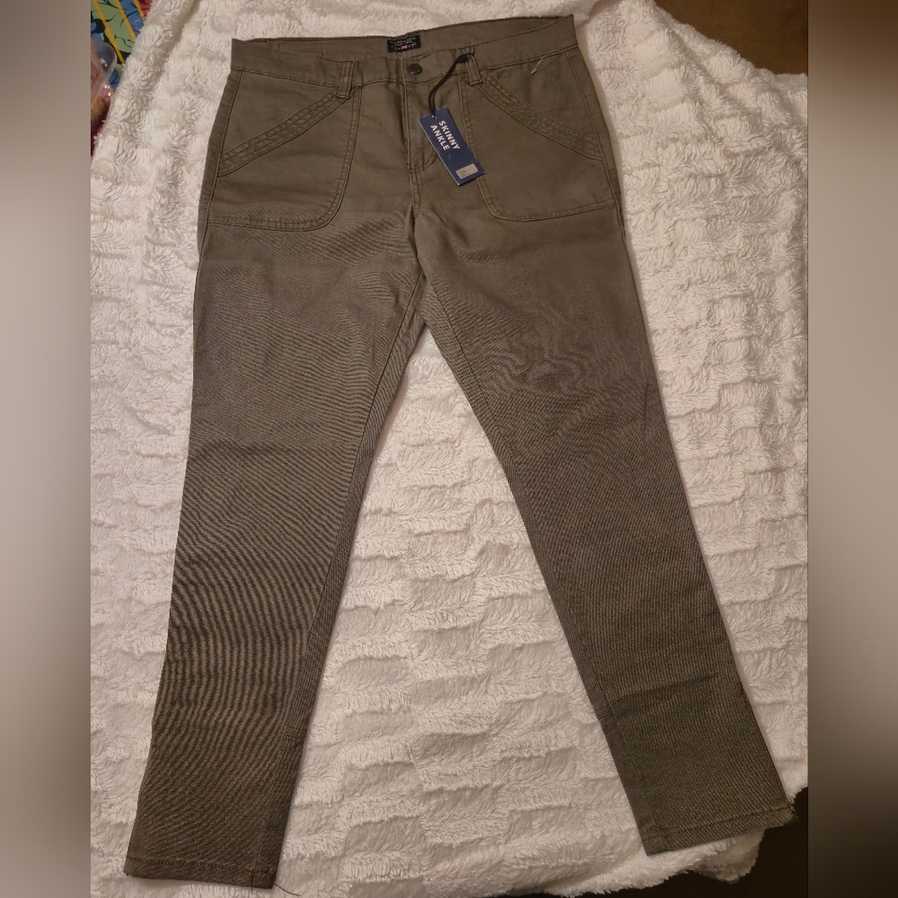 U.S. Polo‎ Assn. Olive Cropped Pants